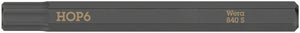 Wera 840 S Hex-Plus bits for impact screwdrivers 05018153001