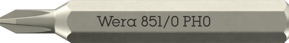 Wera 851/0 Micro bits for Phillips screws 05058121001