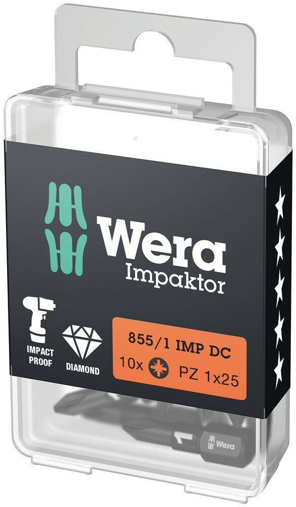 Wera 855/1 IMP DC PZ DIY Impaktor bits 05057620001