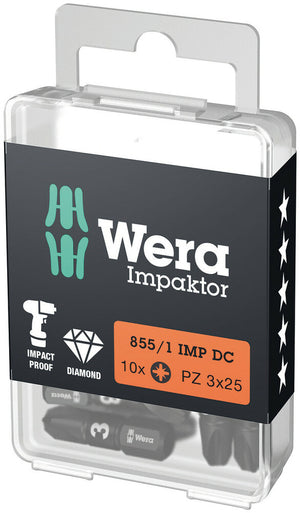 Wera 855/1 IMP DC PZ DIY Impaktor bits 05057622001