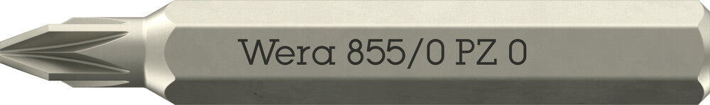 Wera 855/0 Micro bits suitable for Pozidriv screws 05058140001