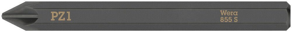 Wera 855 S Pozidriv bits for impact screwdrivers 05018163001