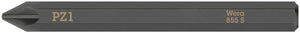 Wera 855 S Pozidriv bits for impact screwdrivers 05018163001