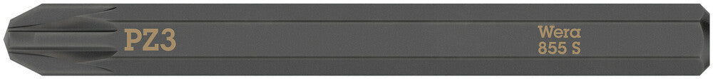 Wera 855 S Pozidriv bits for impact screwdrivers 05018165001