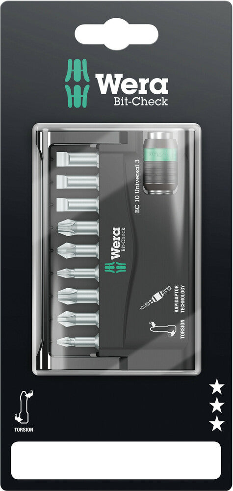 Wera Bit-Check 10 Universal 3 SB 05073410001