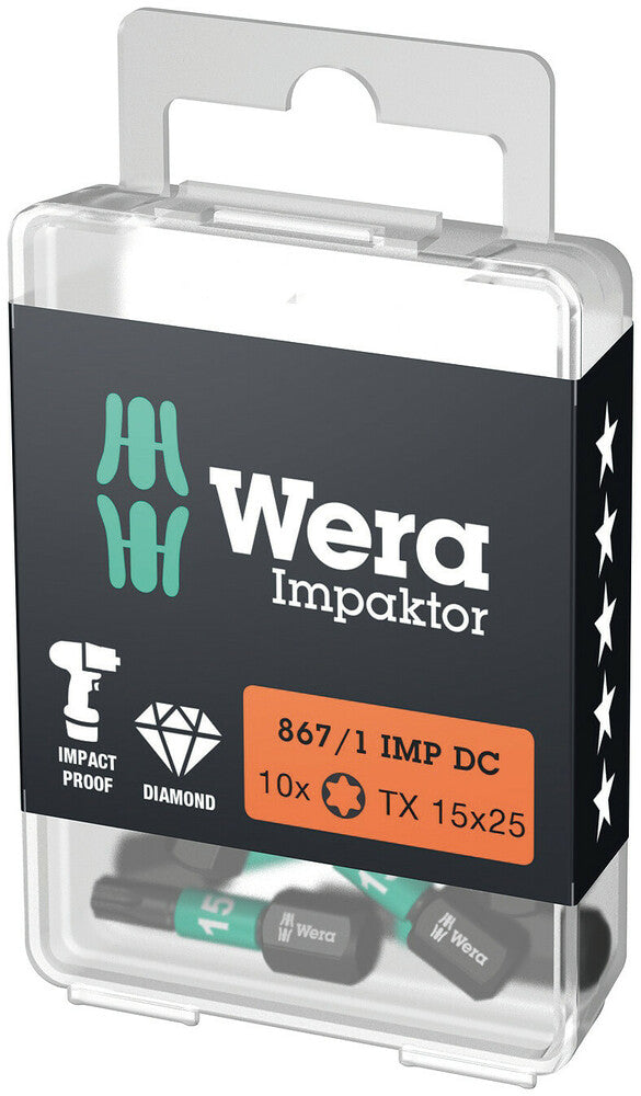Wera 867/1 IMP DC TORX® DIY Impaktor bits 05057623001
