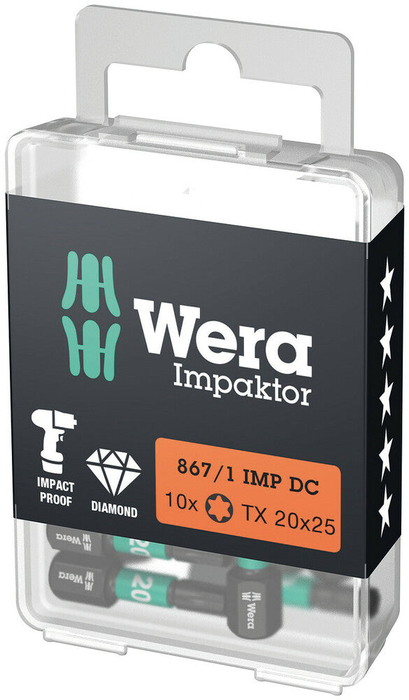 Wera 867/1 IMP DC TORX® DIY Impaktor bits 05057624001