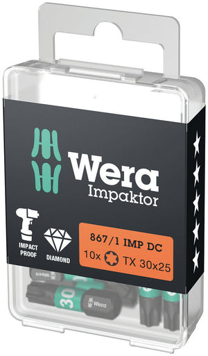 Wera 867/1 IMP DC TORX® DIY Impaktor bits 05057626001