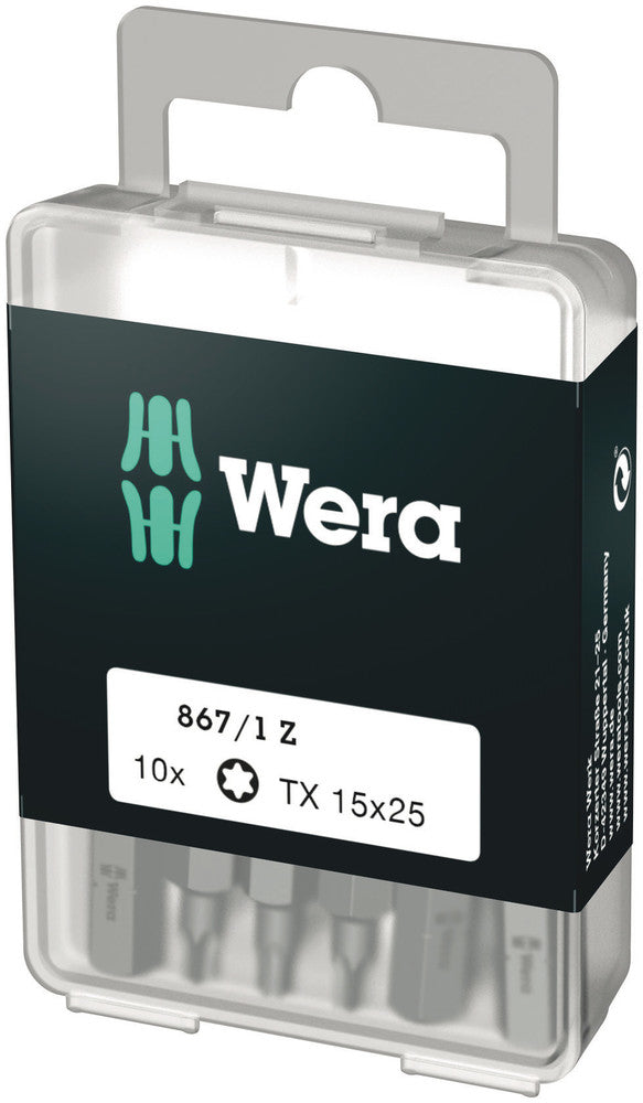 Wera 867/1 DIY TORX® bits 05072407001