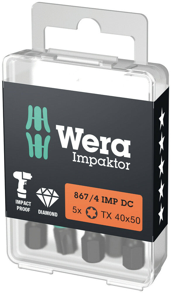 Wera 867/4 IMP DC TORX® DIY Impaktor bits 05057667001