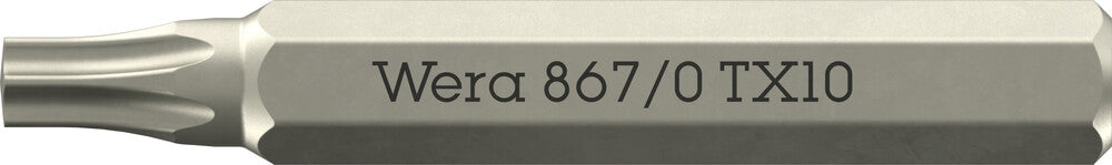 Wera 867/0 Micro bits for TORX® socket screws 05058133001