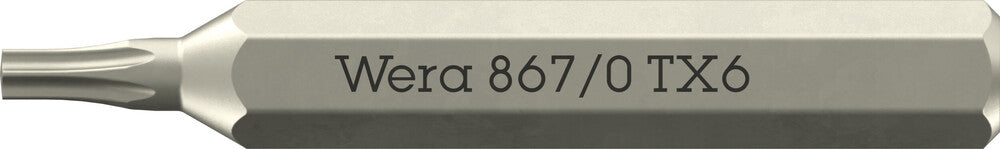 Wera 867/0 Micro bits for TORX® socket screws 05058131001