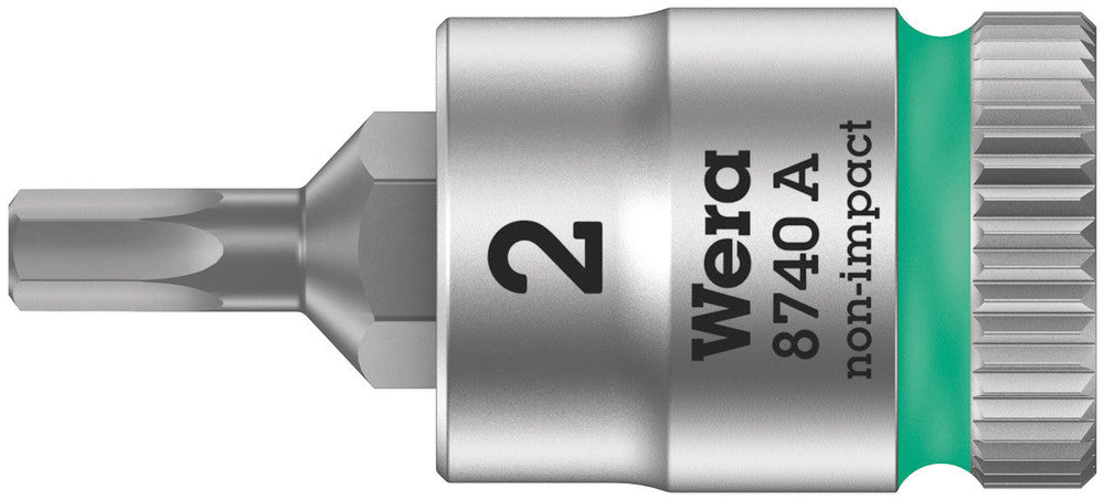 Wera 8740 A Zyklop bit socket, 1/4" drive 05003330001