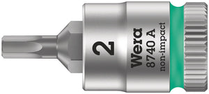 Wera 8740 A Zyklop bit socket, 1/4" drive 05003330001