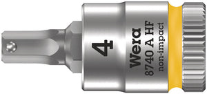 Wera 8740 A HF Zyklop bit socket with holding function, 1/4" drive 05003333001