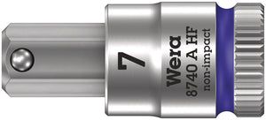 Wera 8740 A HF Zyklop bit socket with holding function, 1/4" drive 05003341001