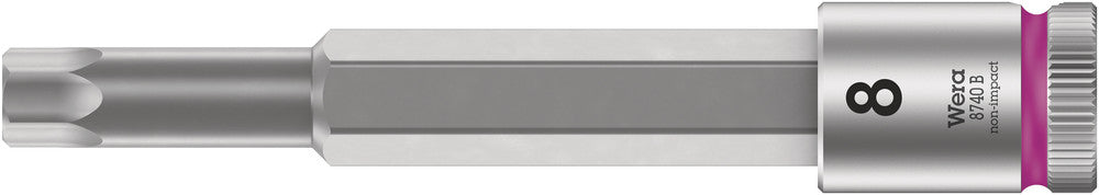 Wera 8740 B Zyklop Bit socket with 3/8" drive, with extra slim profile area 05003054001