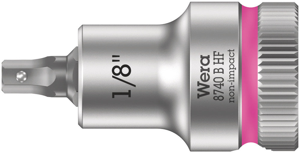 Wera 8740 B HF Zyklop bit socket with holding function, 3/8" drive 05003080001