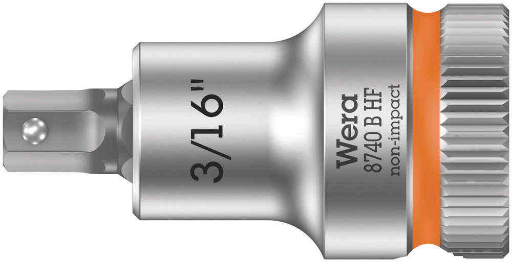 Wera 8740 B HF Zyklop bit socket with holding function, 3/8" drive 05003085001