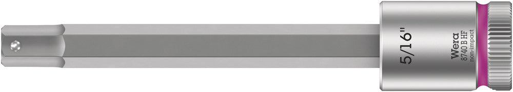 Wera 8740 B HF Zyklop bit socket with holding function, 3/8" drive 05003092001