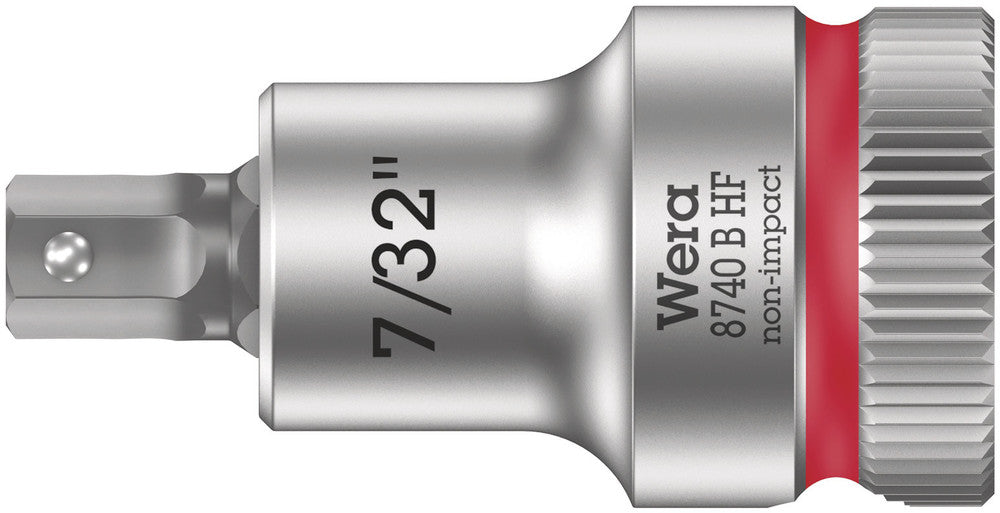 Wera 8740 B HF Zyklop bit socket with holding function, 3/8" drive 05003087001