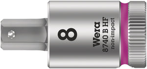 Wera 8740 B HF Zyklop bit socket with holding function, 3/8" drive 05003039001