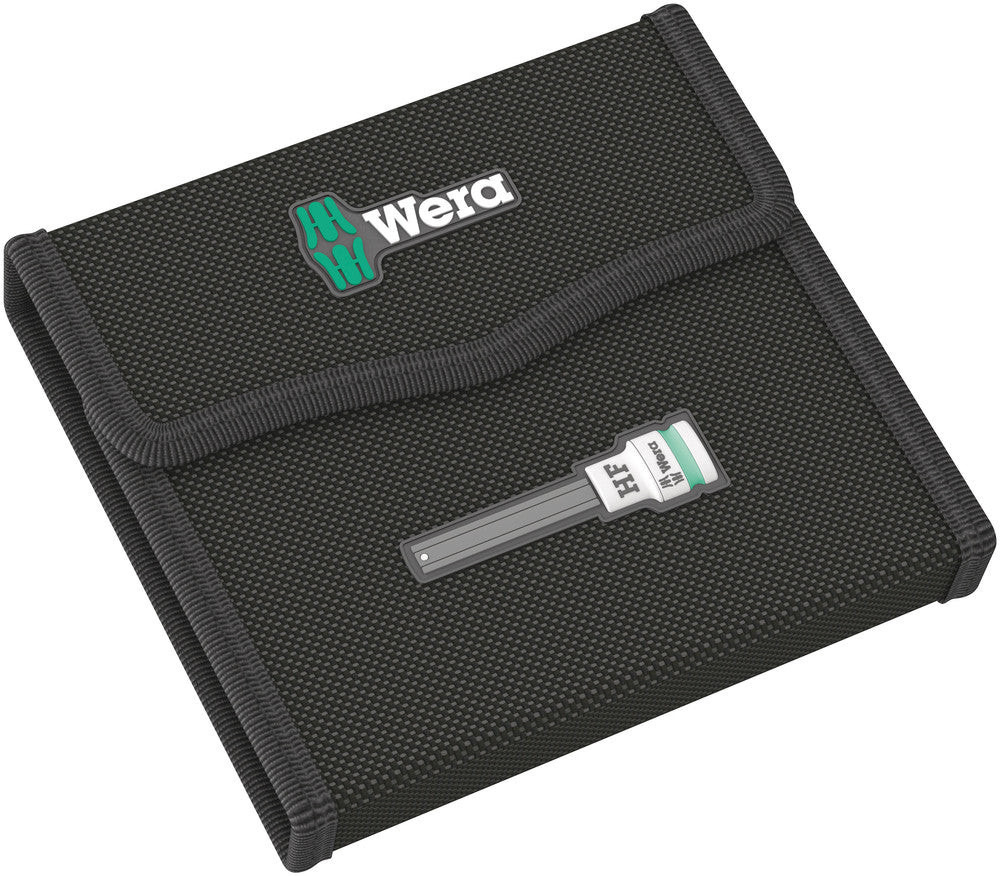 Wera 8740 B HF Imperial 1 Zyklop bit socket set with holding function, 3/8" drive 05003181001