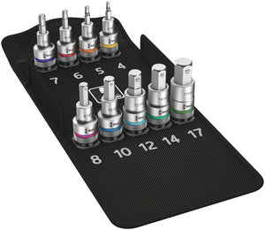 Wera 8740 C HF 1 Zyklop bit socket set with 1/2" drive, with holding function 05004201001