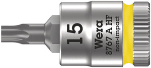 Wera 8767 A HF TORX® Zyklop bit socket with holding function, 1/4" drive 05003363001