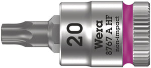 Wera 8767 A HF TORX® Zyklop bit socket with holding function, 1/4" drive 05003364001