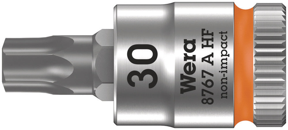 Wera 8767 A HF TORX® Zyklop bit socket with holding function, 1/4" drive 05003369001
