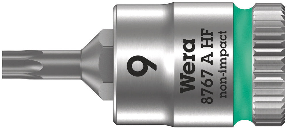 Wera 8767 A HF TORX® Zyklop bit socket with holding function, 1/4" drive 05003361001