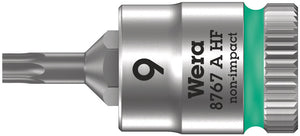 Wera 8767 A HF TORX® Zyklop bit socket with holding function, 1/4" drive 05003361001