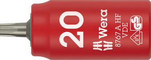 Wera 8767 A VDE HF TORX® Zyklop Bit socket, insulated, with 1/4" drive, with holding function 05005922001