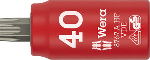 Wera 8767 A VDE HF TORX® Zyklop Bit socket, insulated, with 1/4" drive, with holding function 05005926001