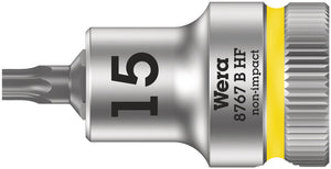 Wera 8767 B HF TORX® Zyklop bit socket with holding function, 3/8" drive 05003060001