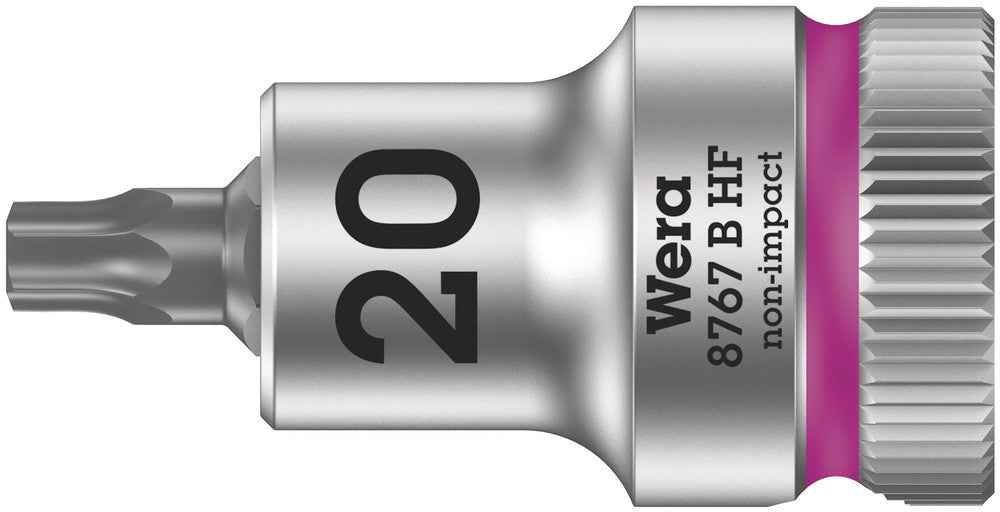 Wera 8767 B HF TORX® Zyklop bit socket with holding function, 3/8" drive 05003061001