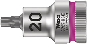 Wera 8767 B HF TORX® Zyklop bit socket with holding function, 3/8" drive 05003061001