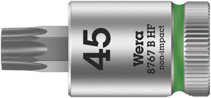 Wera 8767 B HF TORX® Zyklop bit socket with holding function, 3/8" drive 05003070001