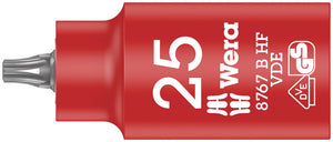 Wera 8767 B VDE HF TORX® Zyklop bit socket, insulated, with holding function, 3/8" drive 05004921001