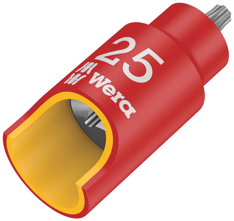 Wera 8767 B VDE HF TORX® Zyklop bit socket, insulated, with holding function, 3/8" drive 05004925001