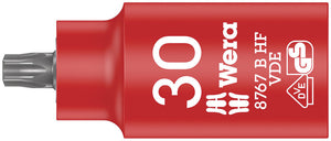 Wera 8767 B VDE HF TORX® Zyklop bit socket, insulated, with holding function, 3/8" drive 05004923001
