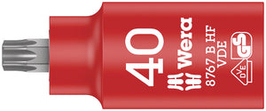 Wera 8767 B VDE HF TORX® Zyklop bit socket, insulated, with holding function, 3/8" drive 05004924001