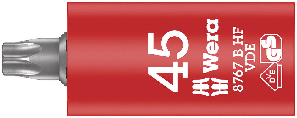 Wera 8767 B VDE HF TORX® Zyklop bit socket, insulated, with holding function, 3/8" drive 05004925001