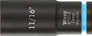 Wera 8790 B Impaktor Deep Socket with 3/8" drive 05005571001
