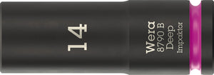 Wera 8790 B Impaktor Deep Socket with 3/8" drive 05005555001