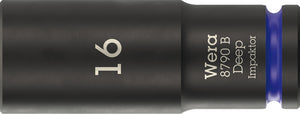 Wera 8790 B Impaktor Deep Socket with 3/8" drive 05005557001