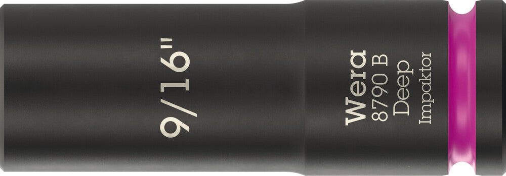 Wera 8790 B Impaktor Deep Socket with 3/8" drive 05005569001