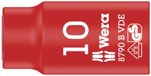 Wera 8790 B VDE Zyklop 3/8" socket, insulated 05004954001