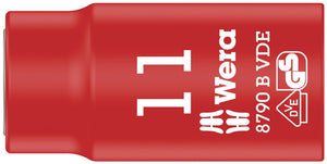 Wera 8790 B VDE Zyklop 3/8" socket, insulated 05004955001